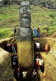 Easter Island Statues Have Bodies